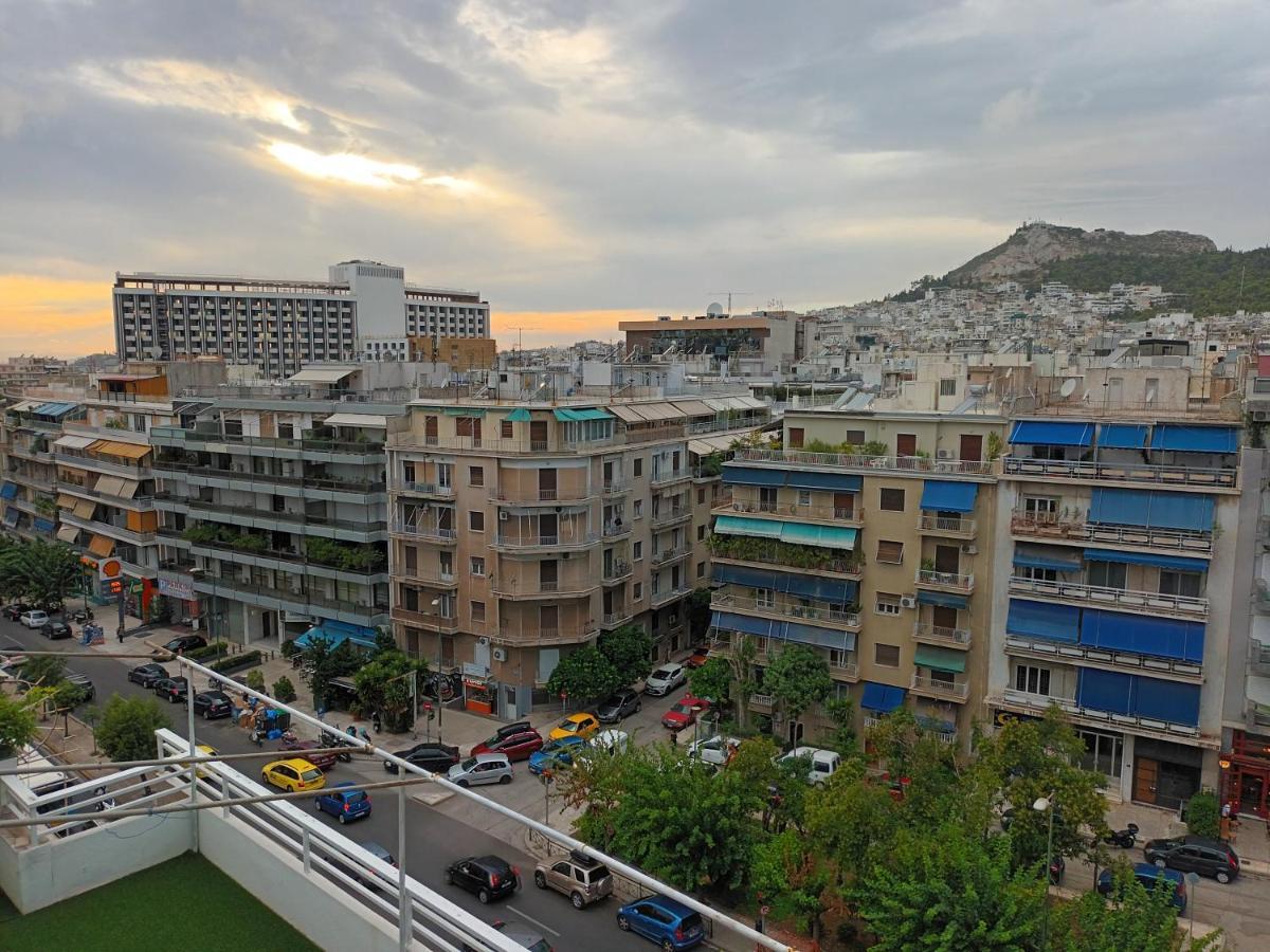 Top Floor Studio Near Metro&View&200Mbps Athènes Extérieur photo
