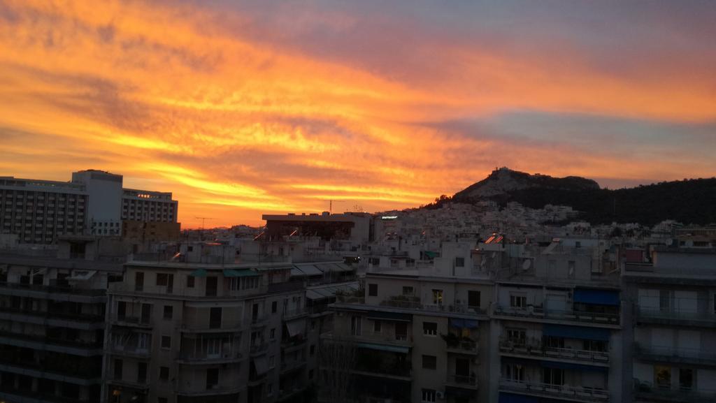Top Floor Studio Near Metro&View&200Mbps Athènes Extérieur photo