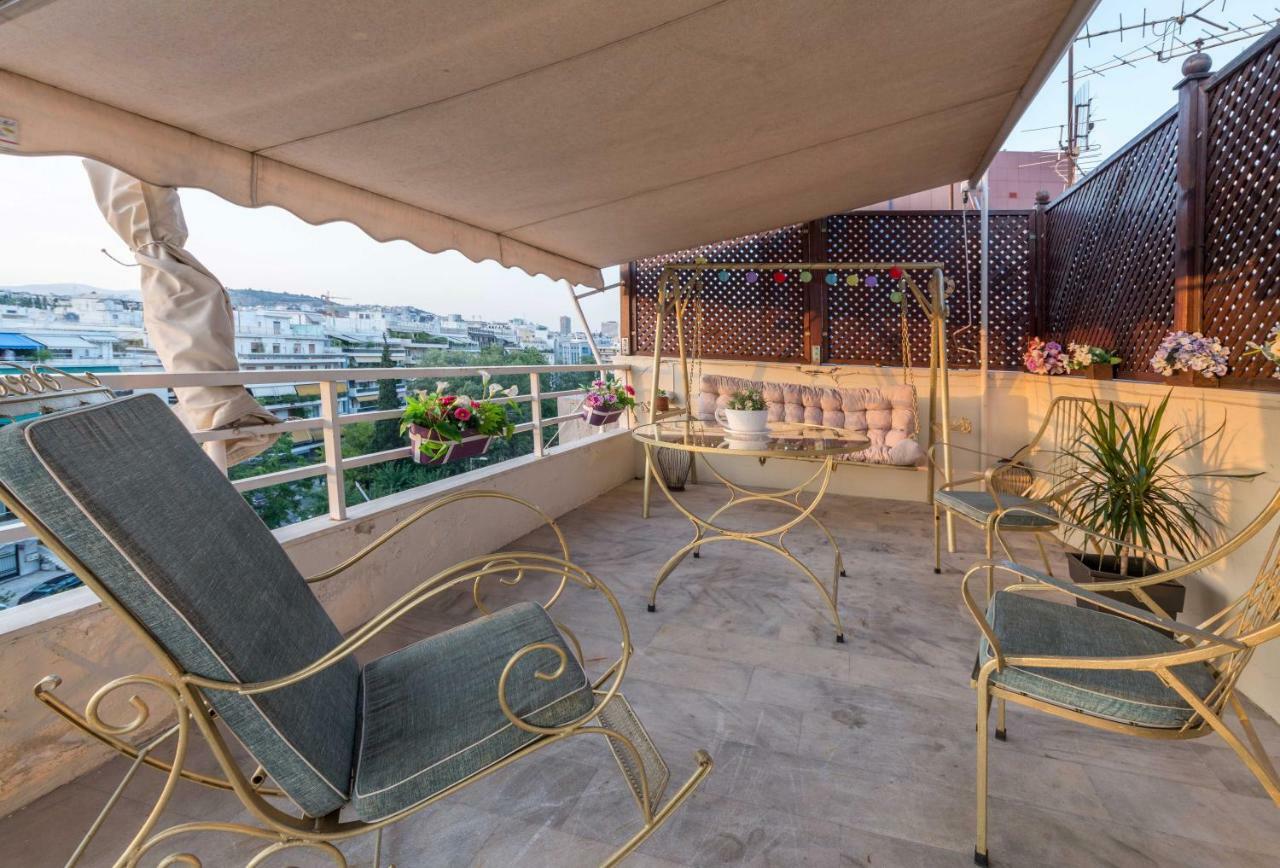 Top Floor Studio Near Metro&View&200Mbps Athènes Extérieur photo